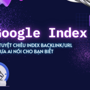Google Index và những tuyệt chiêu index backlink/URL chưa ai nói cho bạn biết